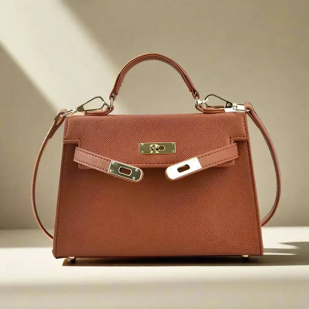 Sac à main élégant femme, noir moderne, design raffiné, compartiments pratiques, parfait bureau ou soirée.