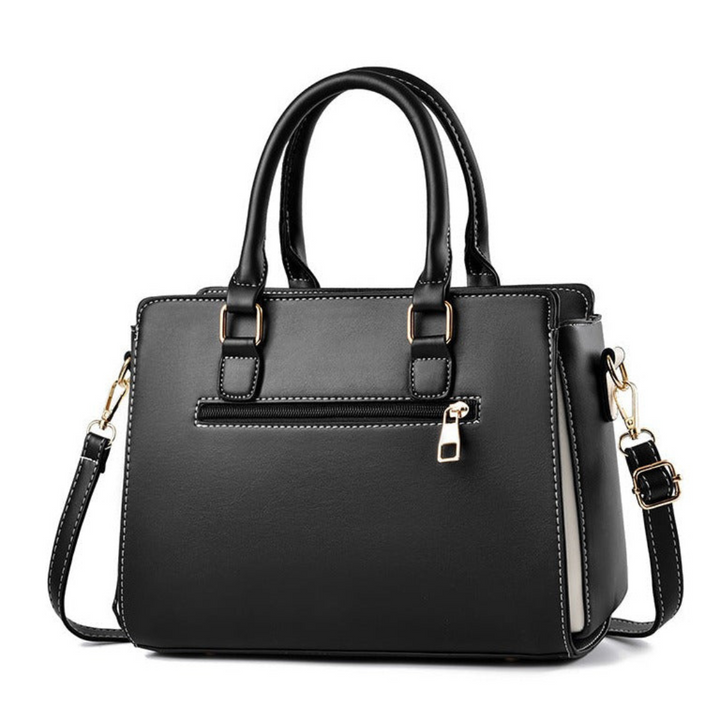 "Sac à main femme vintage Irene, grande capacité, design chic avec nœud, bandoulière ajustable pour style et praticité."