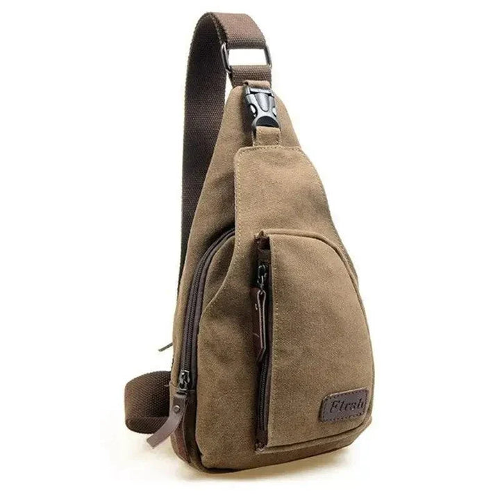 "Sac bandoulière robuste en toile ajustable, design élégant et confort optimal pour activités extérieures et urbaines."
