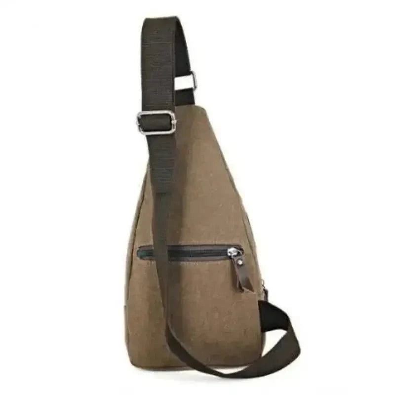 "Sac bandoulière robuste en toile ajustable, design élégant et confort optimal pour activités extérieures et urbaines."
