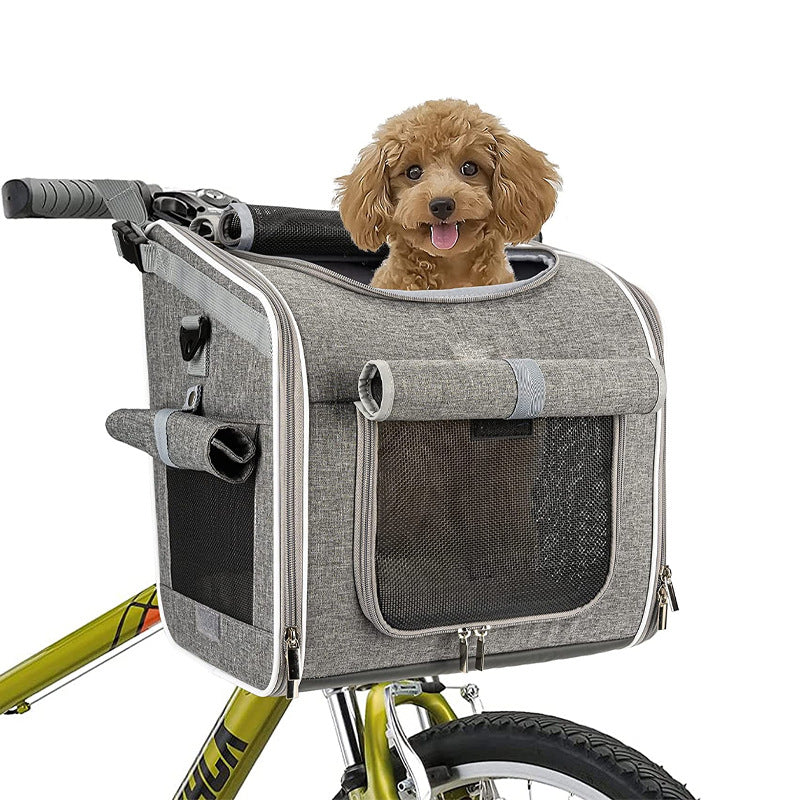 "Sac de transport pour chien à vélo, 3en1, multifonction, sécurisé et ventilé, pour excursions confortables avec votre animal