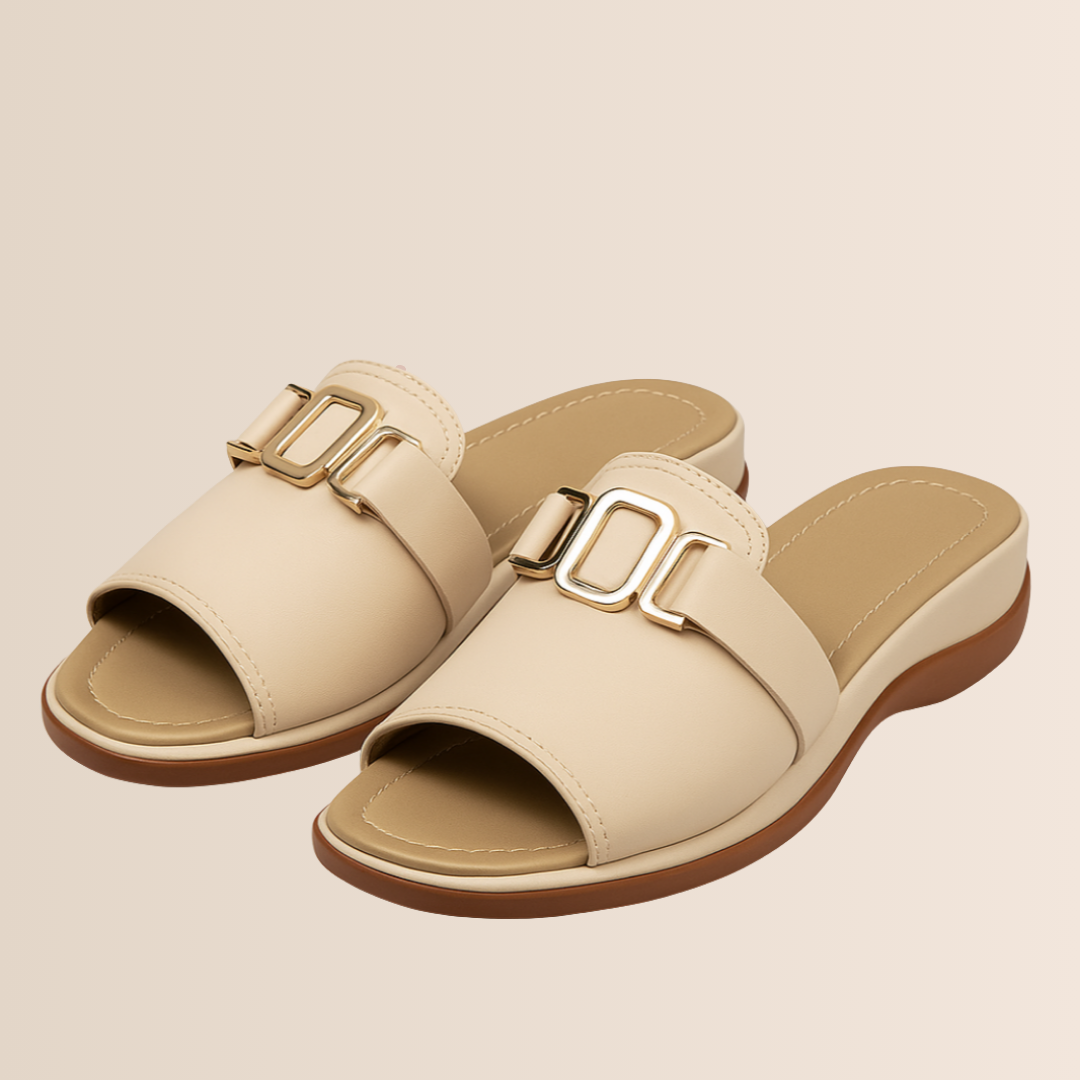 "Sandales d'été femme, talons compensés, design simple, élégant, en similicuir, ouvertes et confortables pour l'été"