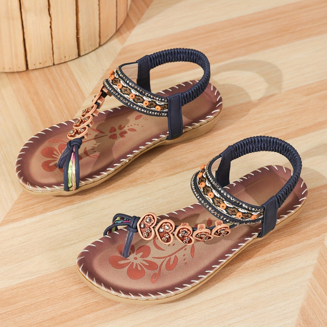 "Sandales Liliane modernes, confortables, semelle ergonomique pour femmes, style élégant en Bleu Océan et Vert Émeraude."