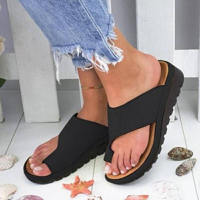 "Sandales orthopédiques femme élégantes et aérées Gaelle, design moderne, semelle confortable, idéales pieds sensibles."