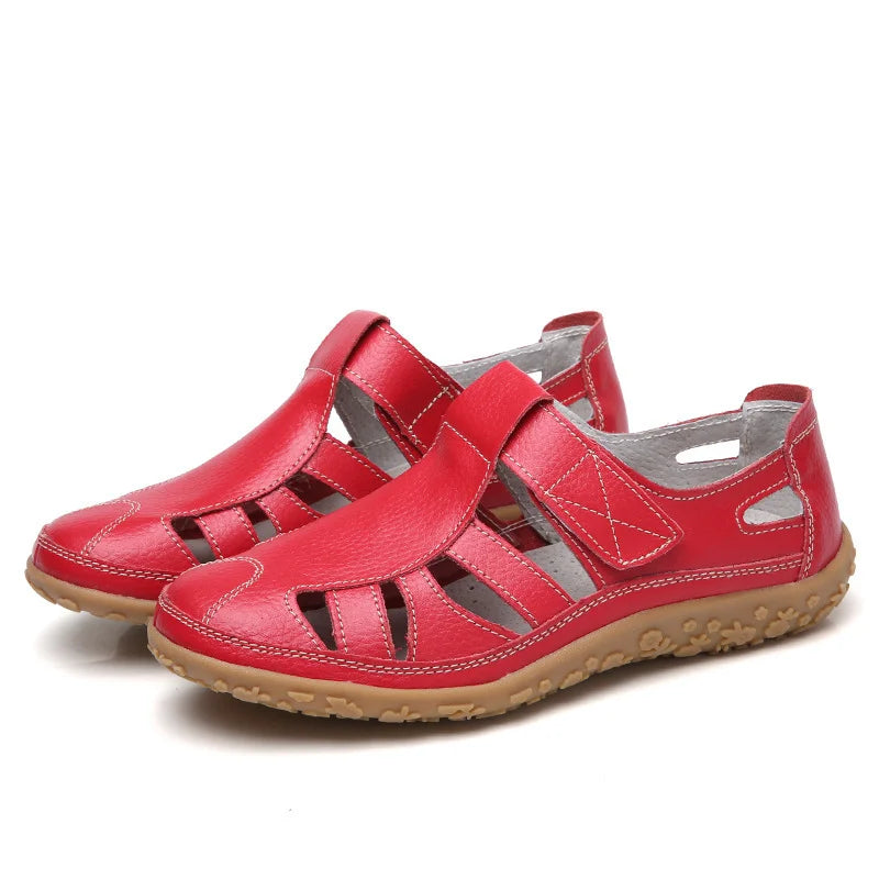 Sandales orthopédiques femme élégantes, semelle antidérapante, design moderne, idéales pour l'été et confort optimal.