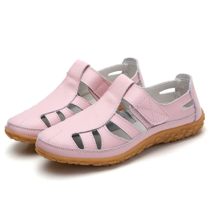 Sandales orthopédiques femme élégantes, semelle antidérapante, design moderne, idéales pour l'été et confort optimal.