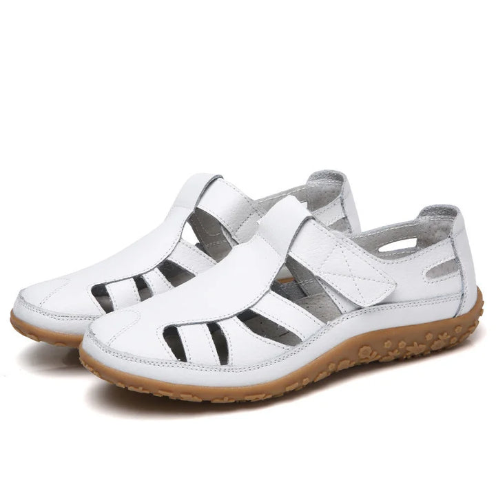 Sandales orthopédiques femme élégantes, semelle antidérapante, design moderne, idéales pour l'été et confort optimal.