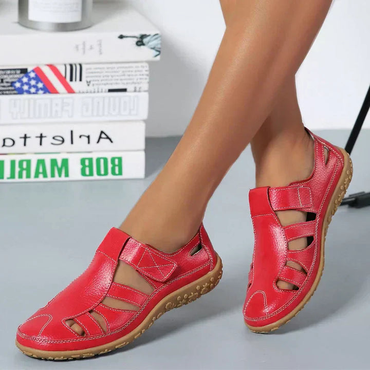 Sandales orthopédiques femme élégantes, semelle antidérapante, design moderne, idéales pour l'été et confort optimal.