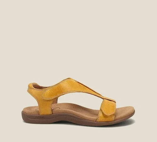 Sandales orthopédiques femme, semelle à mémoire, soutien voûte plantaire, couleurs élégantes, confort et style pour l'été.