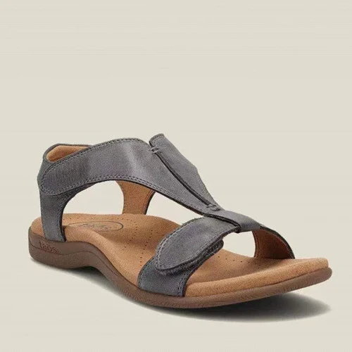 Sandales orthopédiques femme, semelle à mémoire, soutien voûte plantaire, couleurs élégantes, confort et style pour l'été.