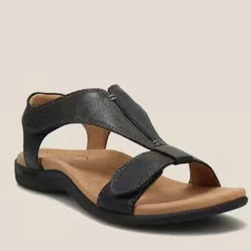 Sandales orthopédiques femme, semelle à mémoire, soutien voûte plantaire, couleurs élégantes, confort et style pour l'été.