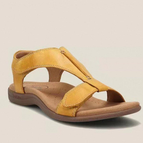 Sandales orthopédiques femme, semelle à mémoire, soutien voûte plantaire, couleurs élégantes, confort et style pour l'été.