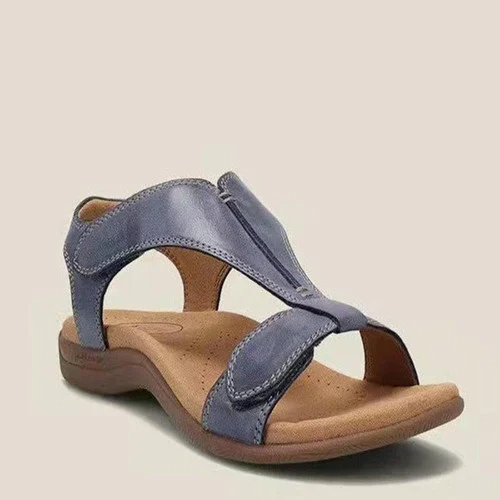 Sandales orthopédiques femme, semelle à mémoire, soutien voûte plantaire, couleurs élégantes, confort et style pour l'été.