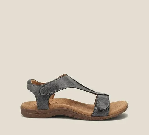 Sandales orthopédiques femme, semelle à mémoire, soutien voûte plantaire, couleurs élégantes, confort et style pour l'été.