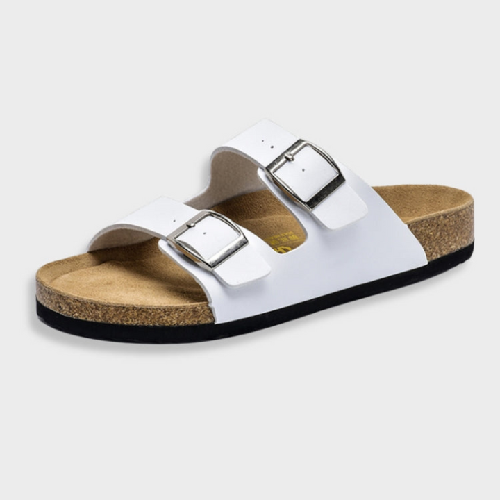 "Sandales orthopédiques femme, semelle ergonomique, design léger et respirant, idéal été, confort quotidien, style élégant."
