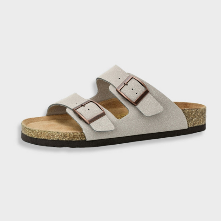"Sandales orthopédiques femme, semelle ergonomique, design léger et respirant, idéal été, confort quotidien, style élégant."