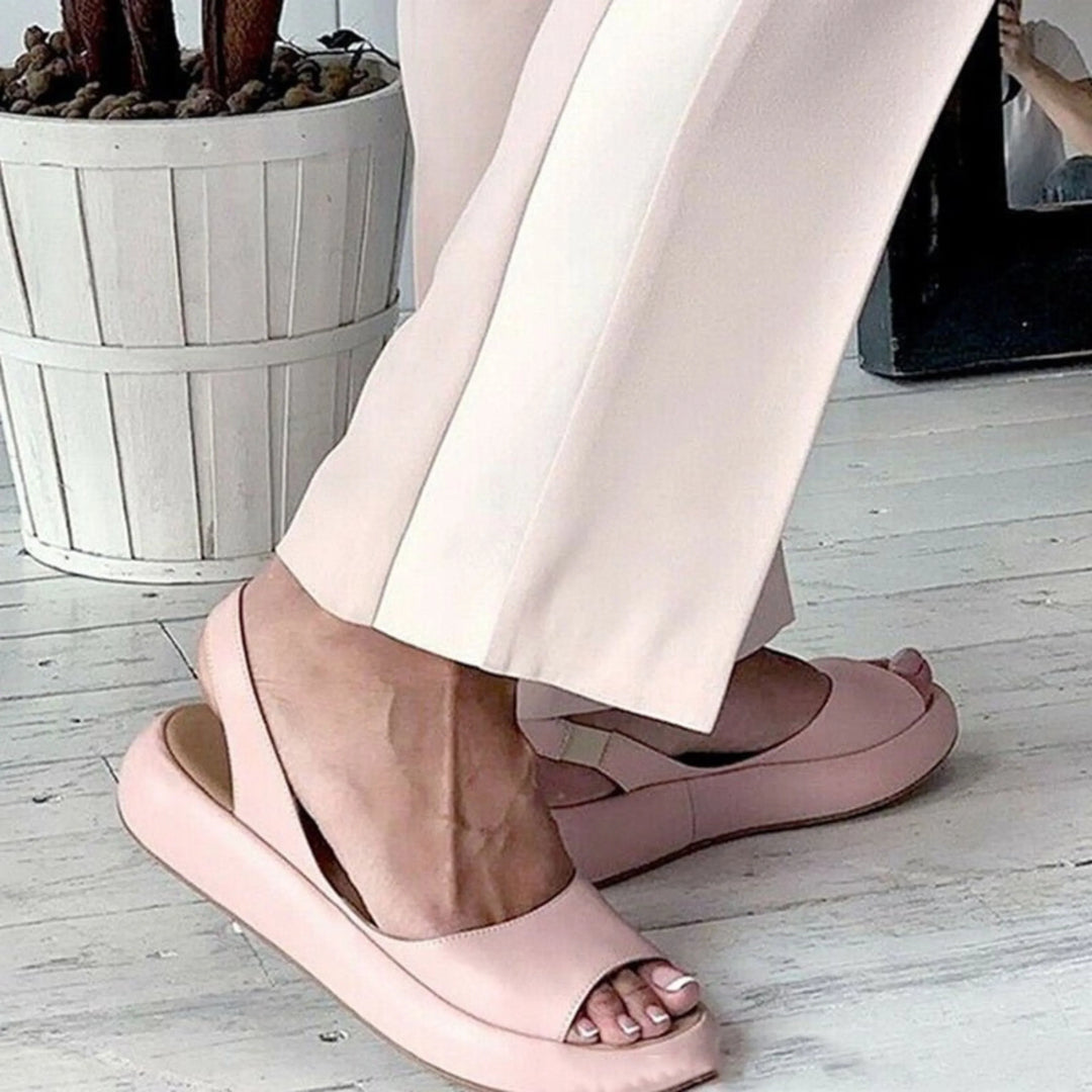 Sandales orthopédiques femmes estivales, légères, design élégant, semelle ergonomique, bande élastique, confort et style.