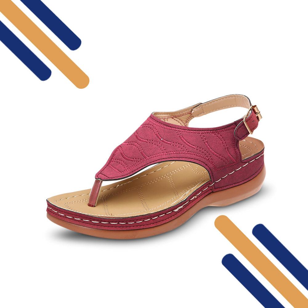 "Sandales orthopédiques légères pour femme avec soutien, semelle antidérapante et couleurs variées pour confort extrême."