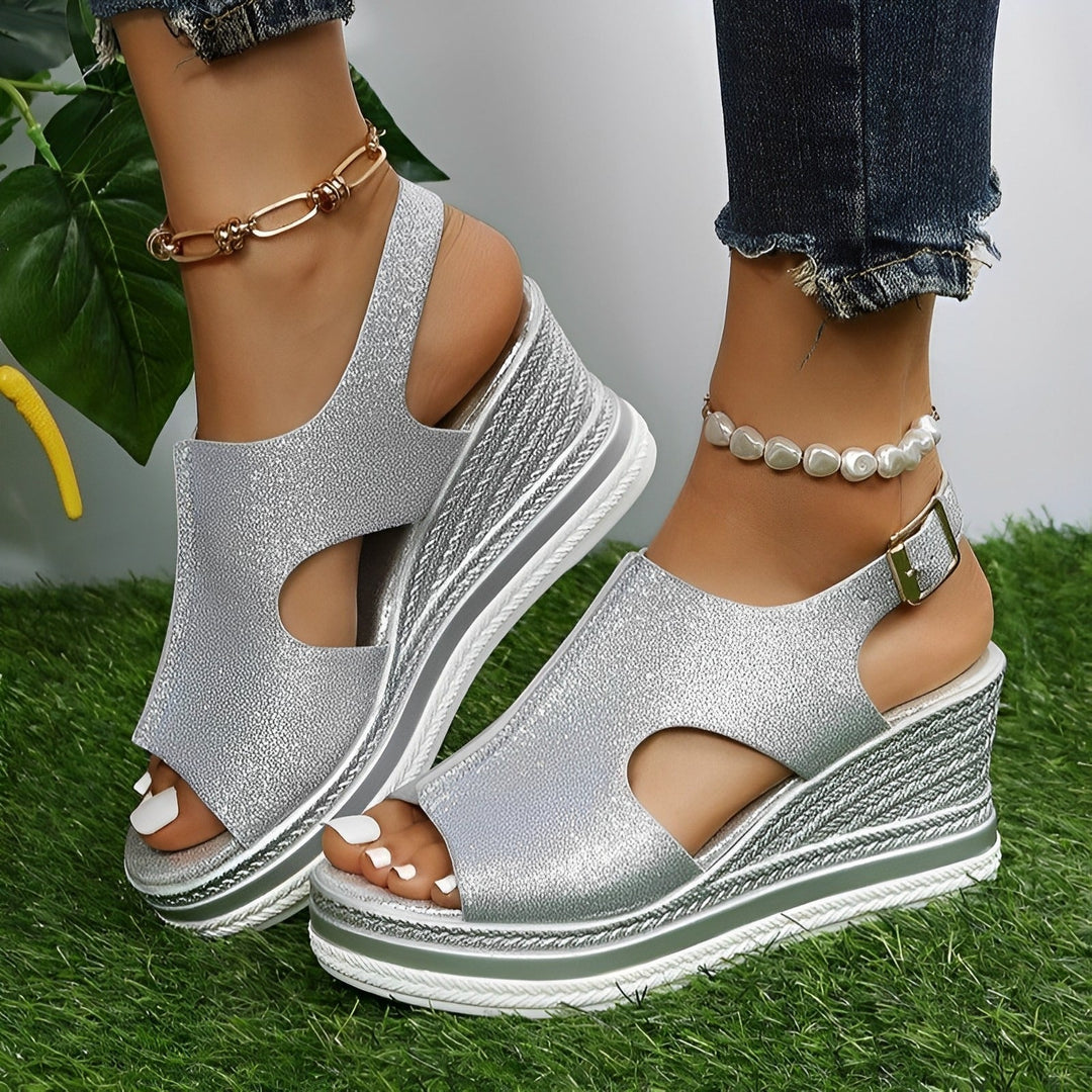 "Sandales orthopédiques Rosalie pour femme, élégantes, semelle légère, disponibles en plusieurs couleurs, confort ultime."