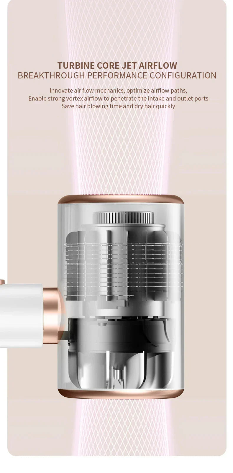 "Sèche-cheveux 2400W, design élégant, technologie ionique, air chaud et froid pour coiffage parfait"