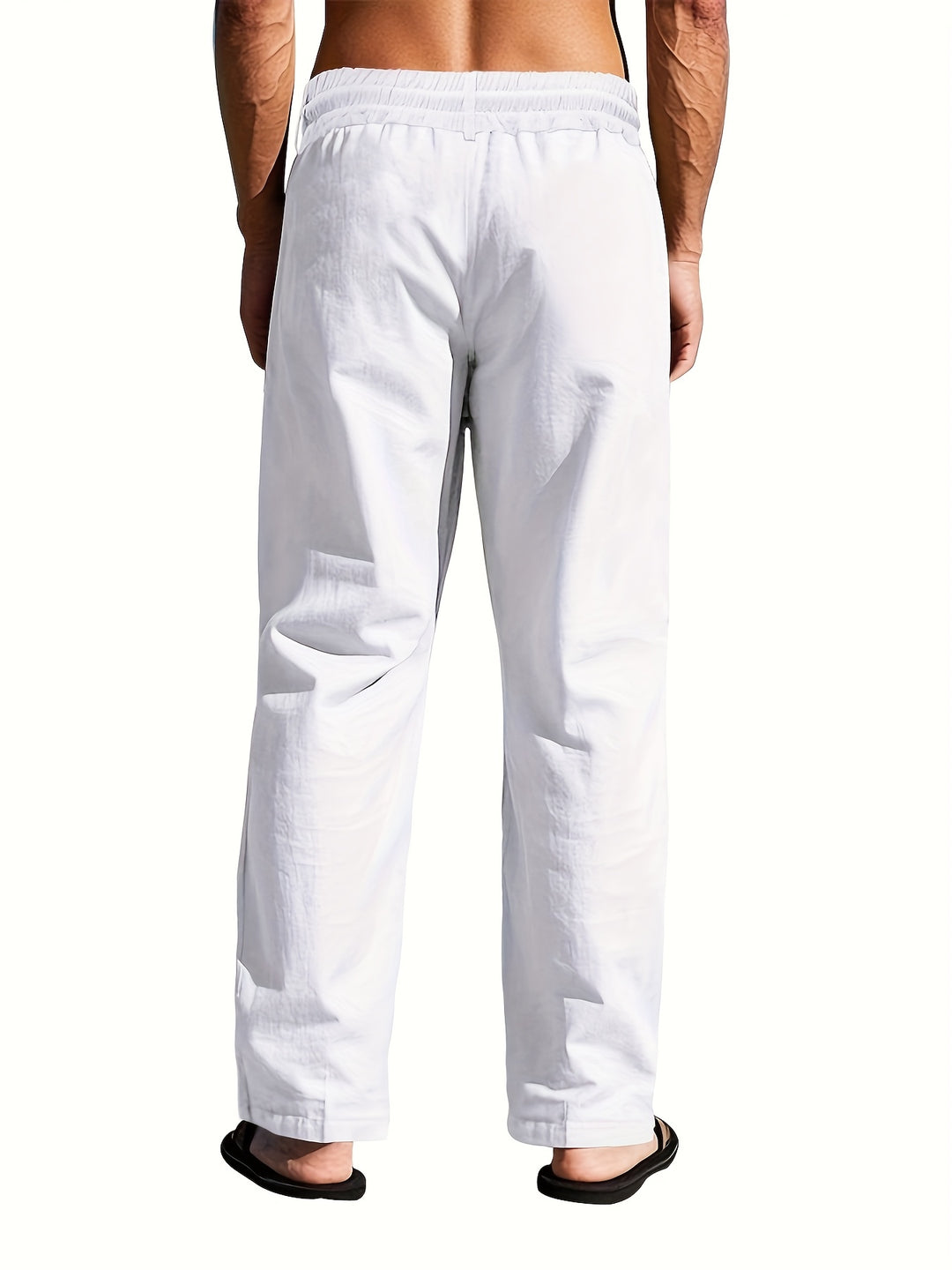 Short homme léger et respirant, taille élastique, coupe décontractée, coloris neutre, idéal pour l'été.