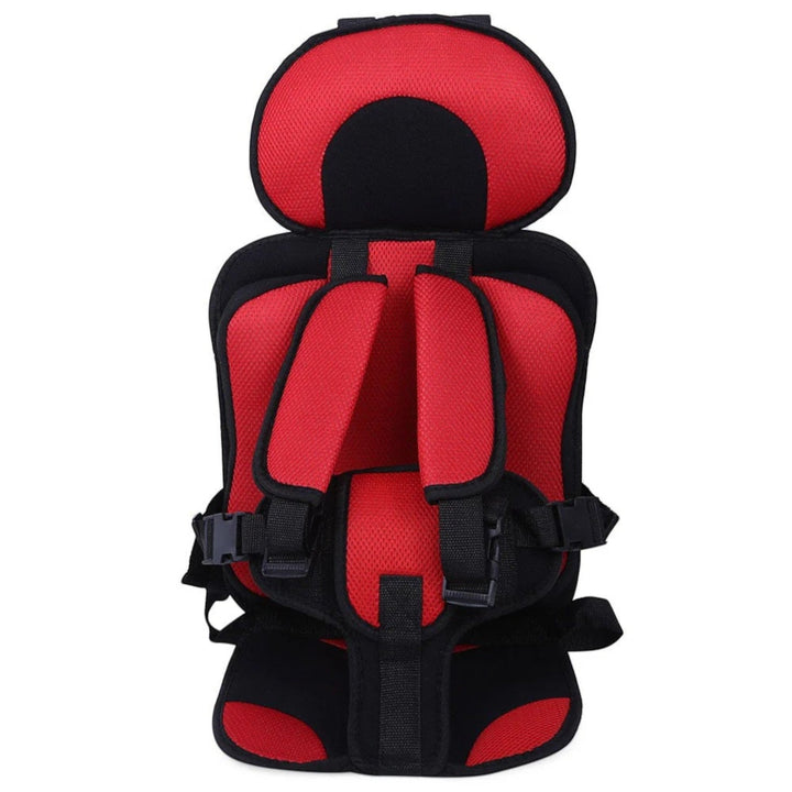"Siège auto enfant avec harnais 5 points, coussins en coton, tissu aéré, couleurs variées, pour sécurité et confort."