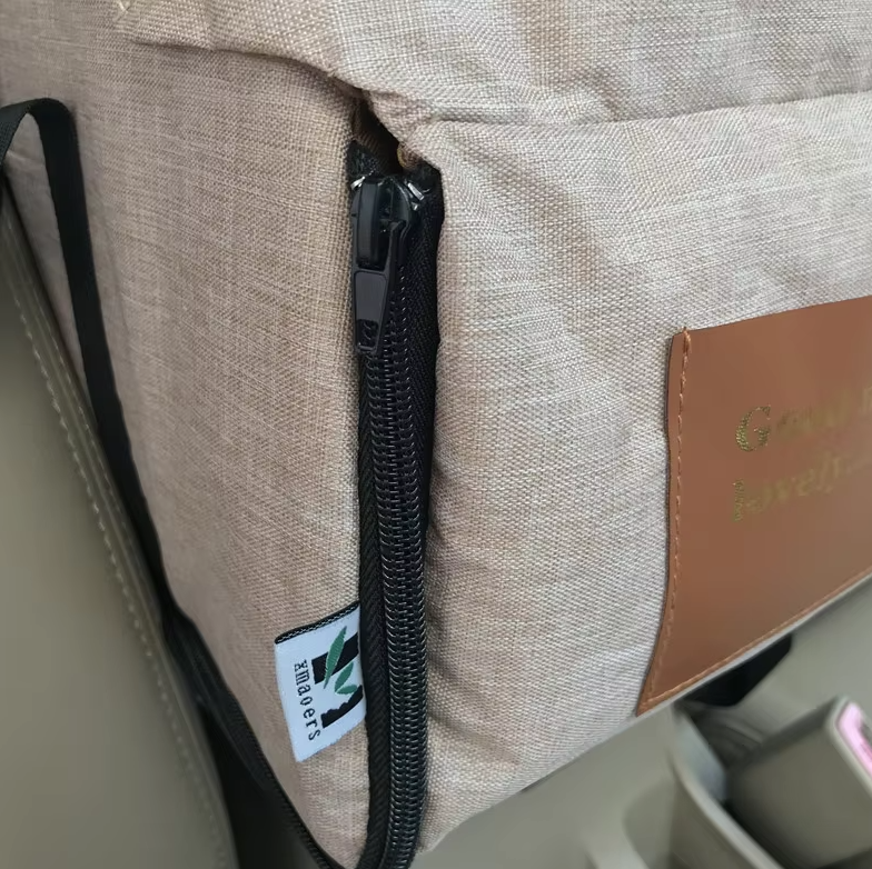 "Siège de voyage pour chien gris, rembourré, avec ceinture de sécurité, portable et lavable, pour trajets confortables et sûr