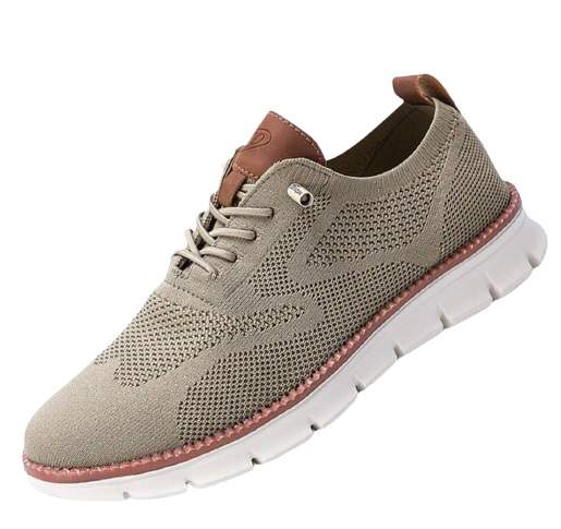 "Sneakers orthopédiques homme, tige maille respirante, semelle alvéolée, style moderne pour confort urbain"