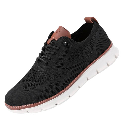 "Sneakers orthopédiques homme, tige maille respirante, semelle alvéolée, style moderne pour confort urbain"
