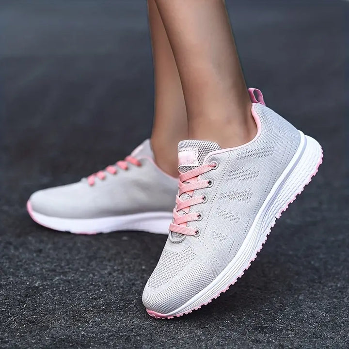 "Sneakers orthopédiques unisexes grises avec semelle ergonomique pour confort quotidien et style moderne"