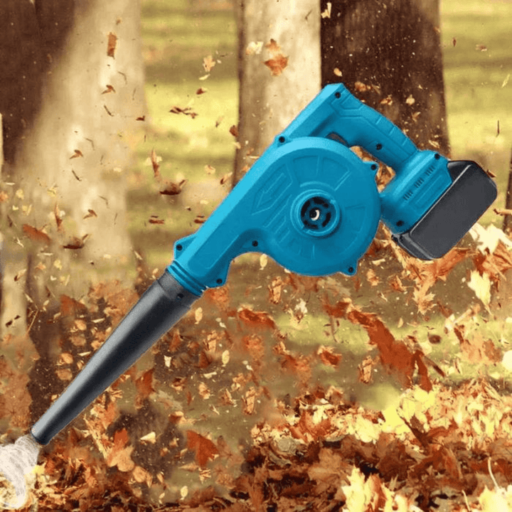 "Souffleur-aspirateur sans fil 2-en-1, léger et puissant, idéal pour le nettoyage jardin, design ergonomique, batterie inclus
