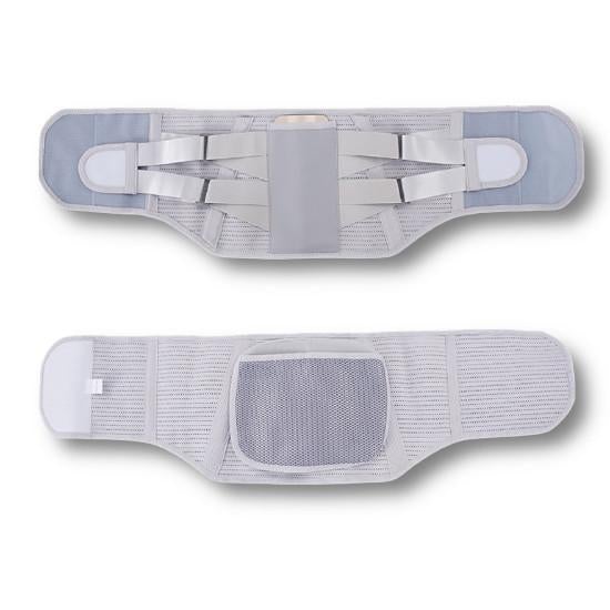 "Soutien lombaire ajustable respirant avec sangles, soulagement douleur dorsale, design moderne ergonomique pour confort opti