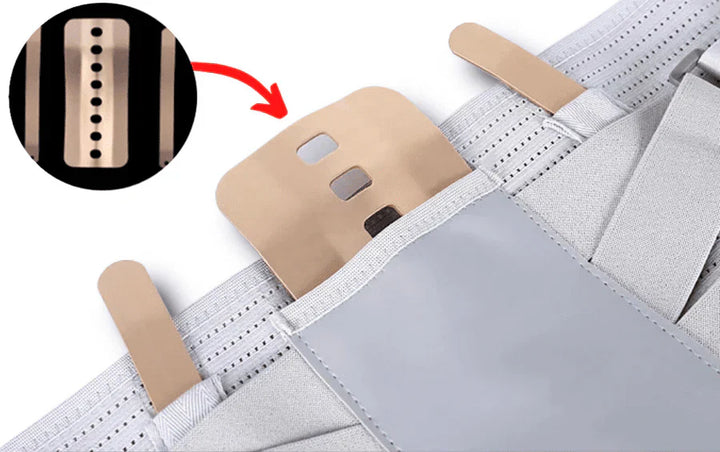 "Soutien lombaire ajustable respirant avec sangles, soulagement douleur dorsale, design moderne ergonomique pour confort opti