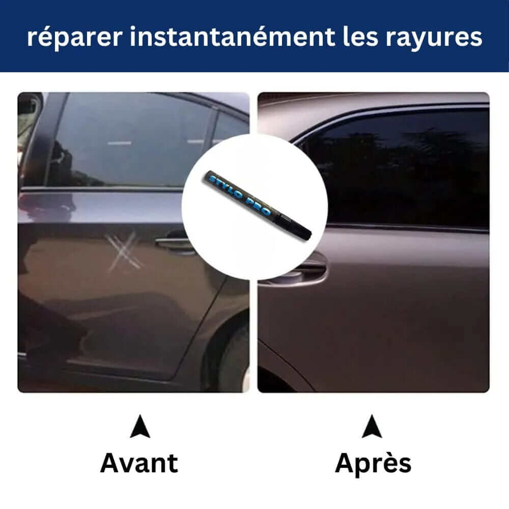 "Stylo de réparation anti-rayures recyclable, compact, facile pour surfaces variées, préserve vos objets comme neufs."