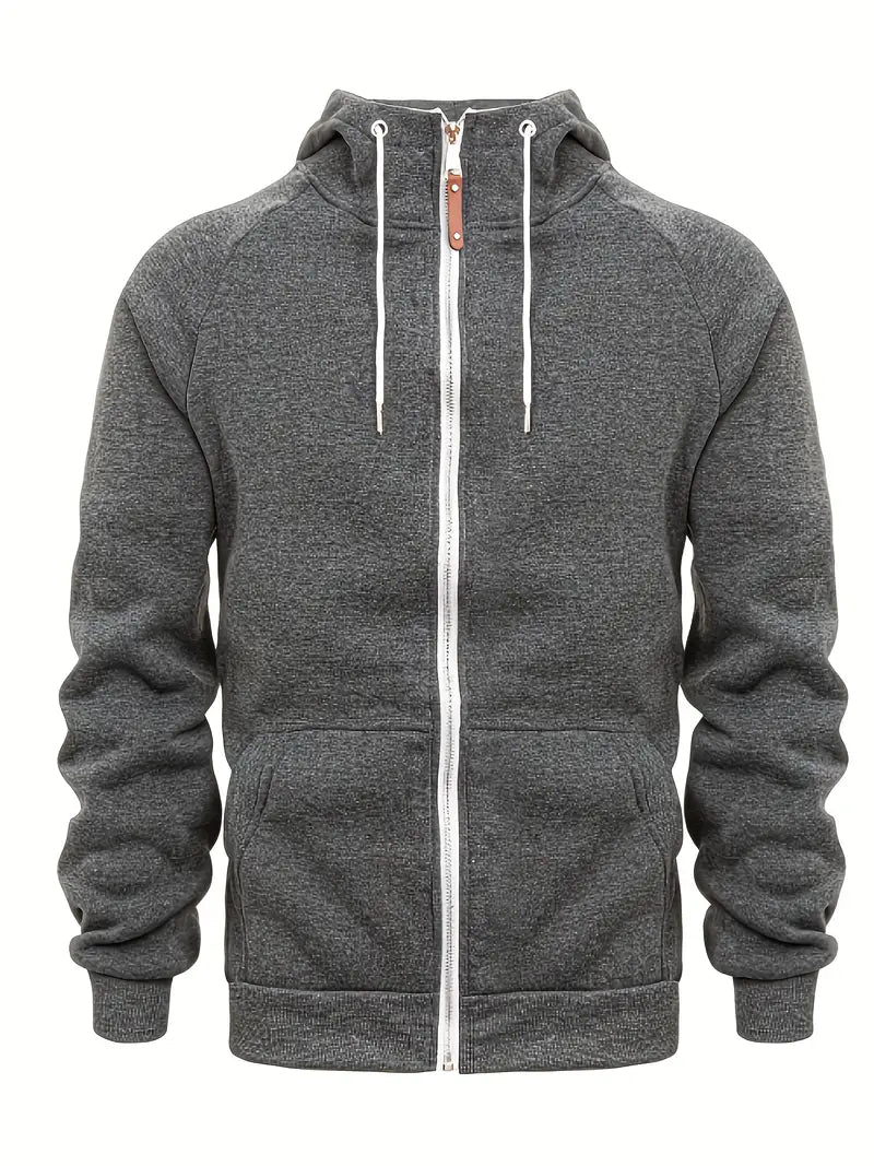 "Sweat zippé homme, coupe moderne, couleurs variées, confort optimal, idéal pour style casual et semi-formel."