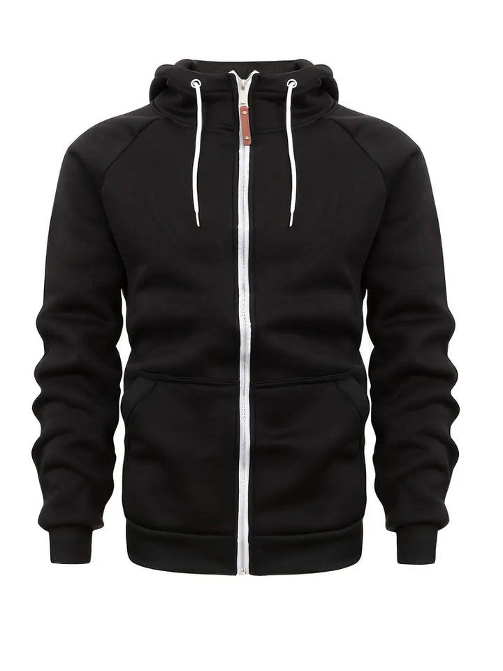 "Sweat zippé homme, coupe moderne, couleurs variées, confort optimal, idéal pour style casual et semi-formel."