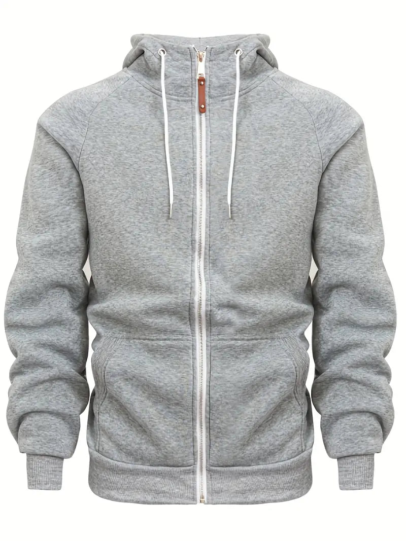 "Sweat zippé homme, coupe moderne, couleurs variées, confort optimal, idéal pour style casual et semi-formel."