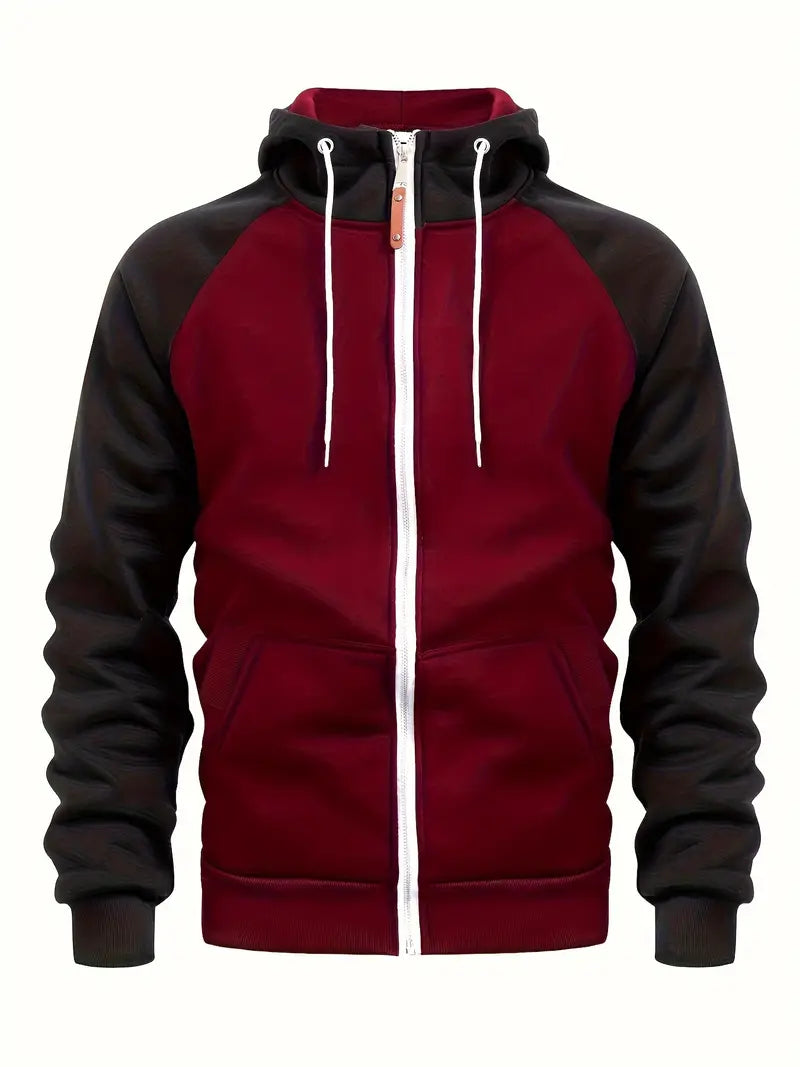 "Sweat zippé homme, coupe moderne, couleurs variées, confort optimal, idéal pour style casual et semi-formel."