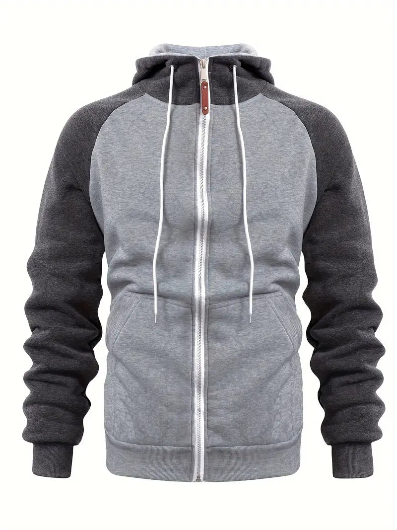 "Sweat zippé homme, coupe moderne, couleurs variées, confort optimal, idéal pour style casual et semi-formel."