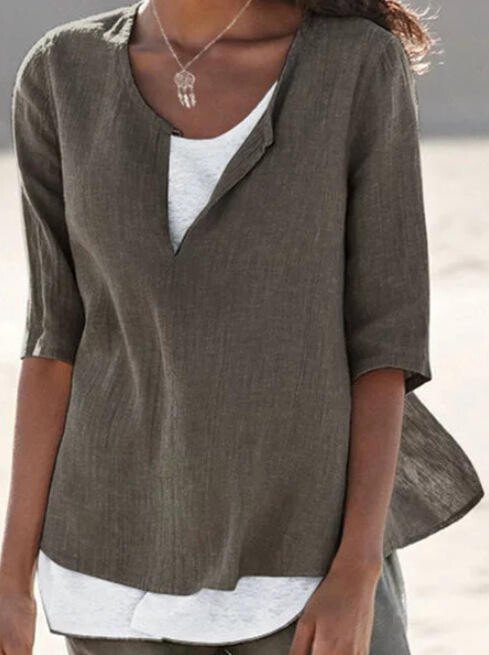 "T-shirt décontracté pour hommes, coupe ample, matériaux doux et respirants, idéal pour les loisirs et sorties."