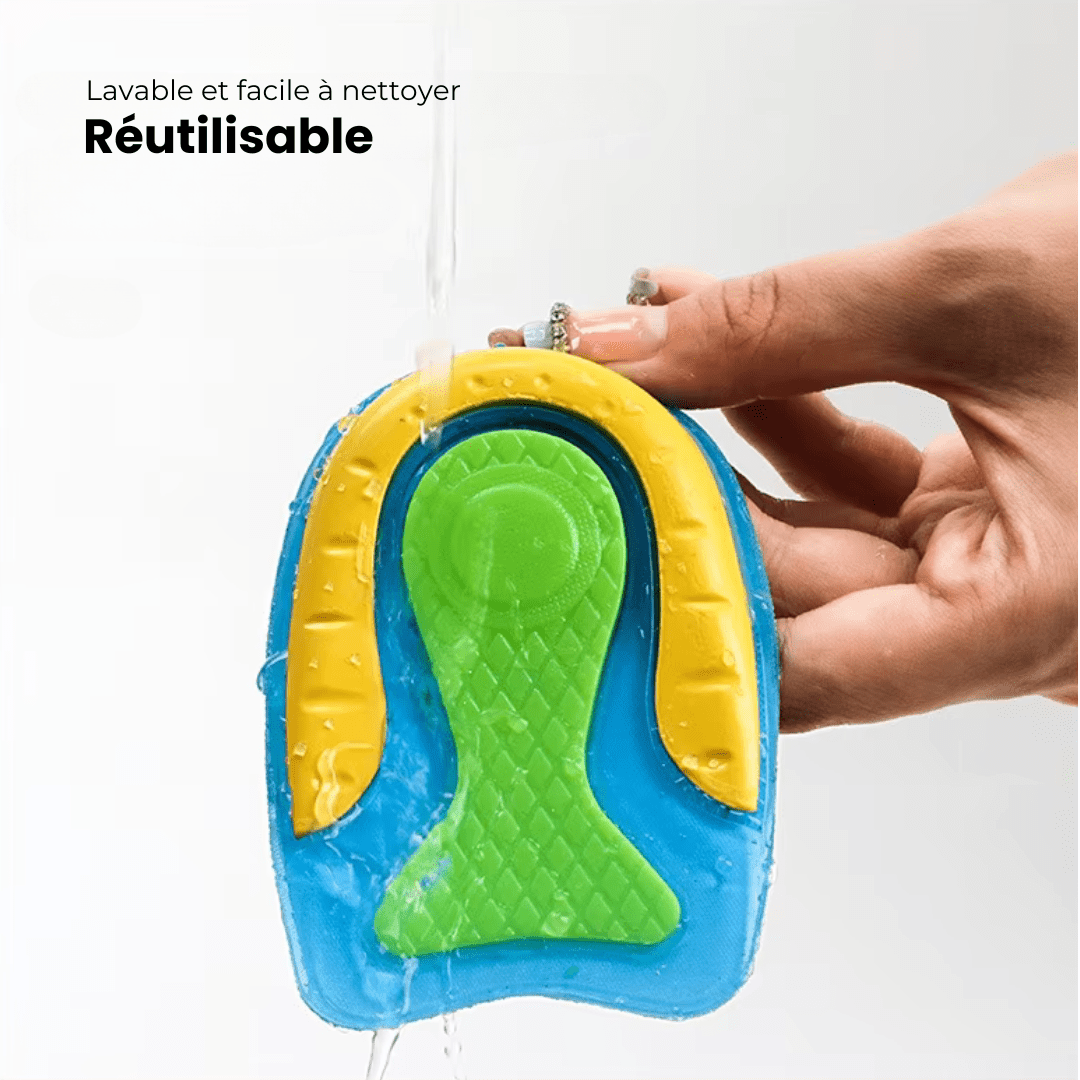 "Talonnettes en gel forme U pour épines calcanéennes, confort optimal et soulagement des douleurs, adaptées à toutes chaussur