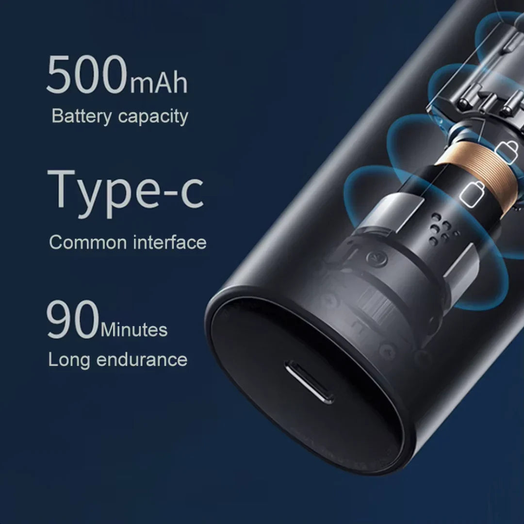 "Tondeuse nez et oreilles rechargeable, design moderne, ergonomique, silencieuse, pour précision et confort toilettage."
