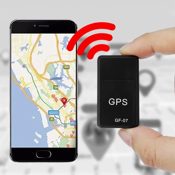 "Traceur GPS compact noir, design discret, localisation en temps réel, idéal pour véhicules et objets personnels."