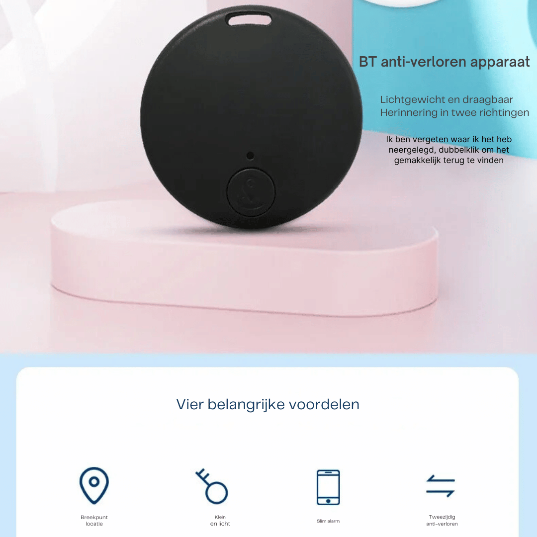 "Traceur GPS compact noir, design minimaliste, idéal pour voiture et objets précieux, suivi instantané sans abonnement."