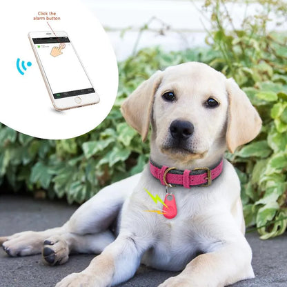Tracker GPS pour animaux, compact et imperméable, fixable au collier, suivi précis en temps réel, alarme zones sécurisées.