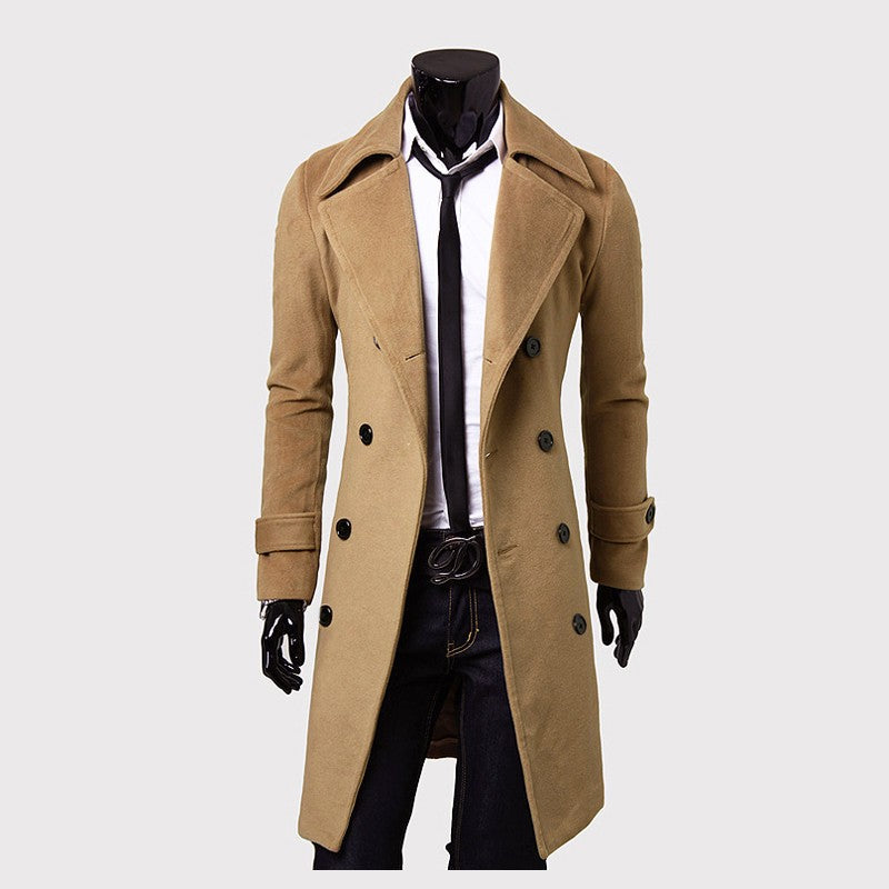Trench homme gris élégant, coupe ajustée, ceinture, matière légère. Ajoutez style et confort à votre garde-robe.