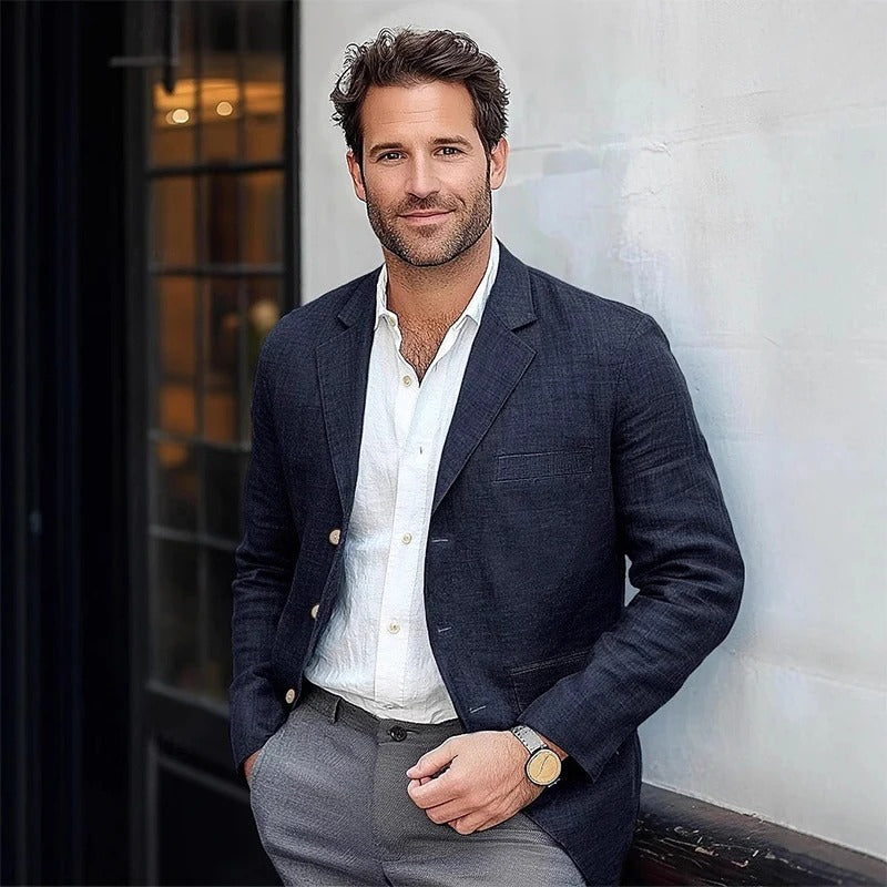 Blazer en Lin Léger pour l'Été - Style et Confort