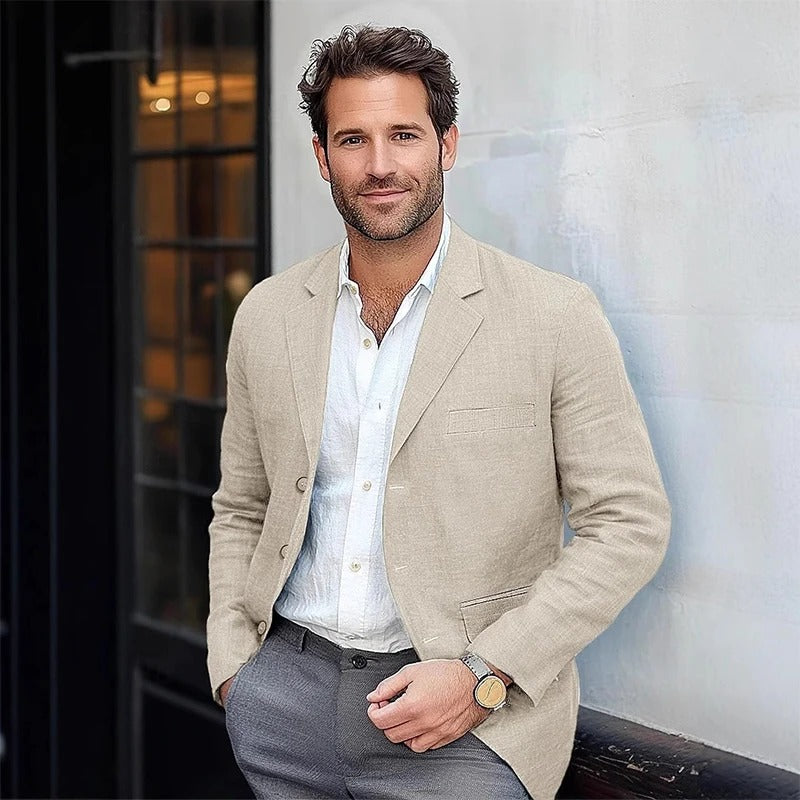 Blazer en Lin Léger pour l'Été - Style et Confort