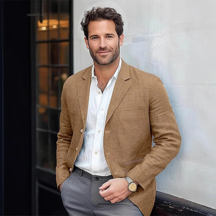 Blazer en Lin Léger pour l'Été - Style et Confort