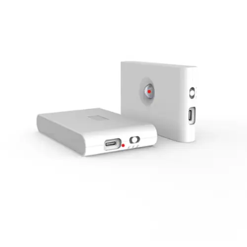 Veilleuse LED intelligente sans fil (lot de 2) avec design élégant, détection de mouvement et éclairage doux pour maison.